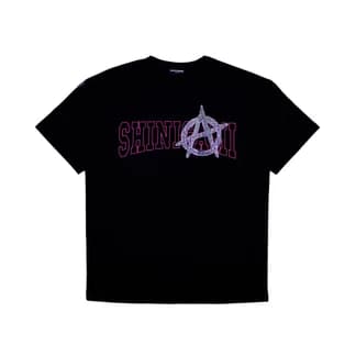 Shinigami.couture ФУТБОЛКА ANARCHY SHINE TEE BLACK