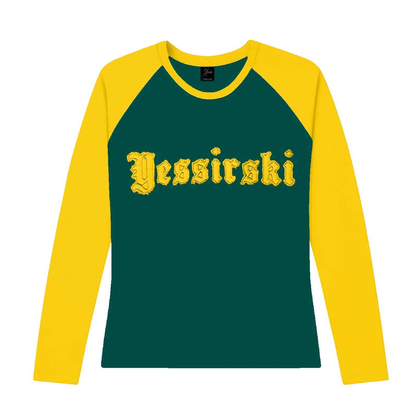 Yessirskiii999 ЛОНГСЛІВ "Yessirskiii" BRAZIL WOMAN LONGSLEEVE (Лонгслів Жіночій з аплікацією)