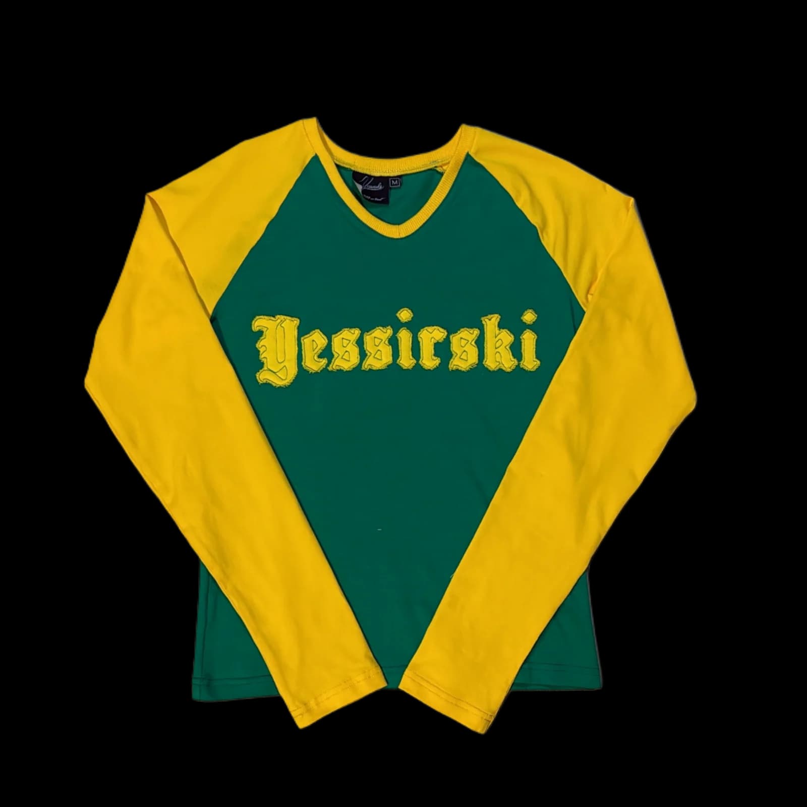 ЛОНГСЛІВ "Yessirskiii"Brazil WOMAN LONGSLEEVE (Лонгслів Жіночій з аплікацією)