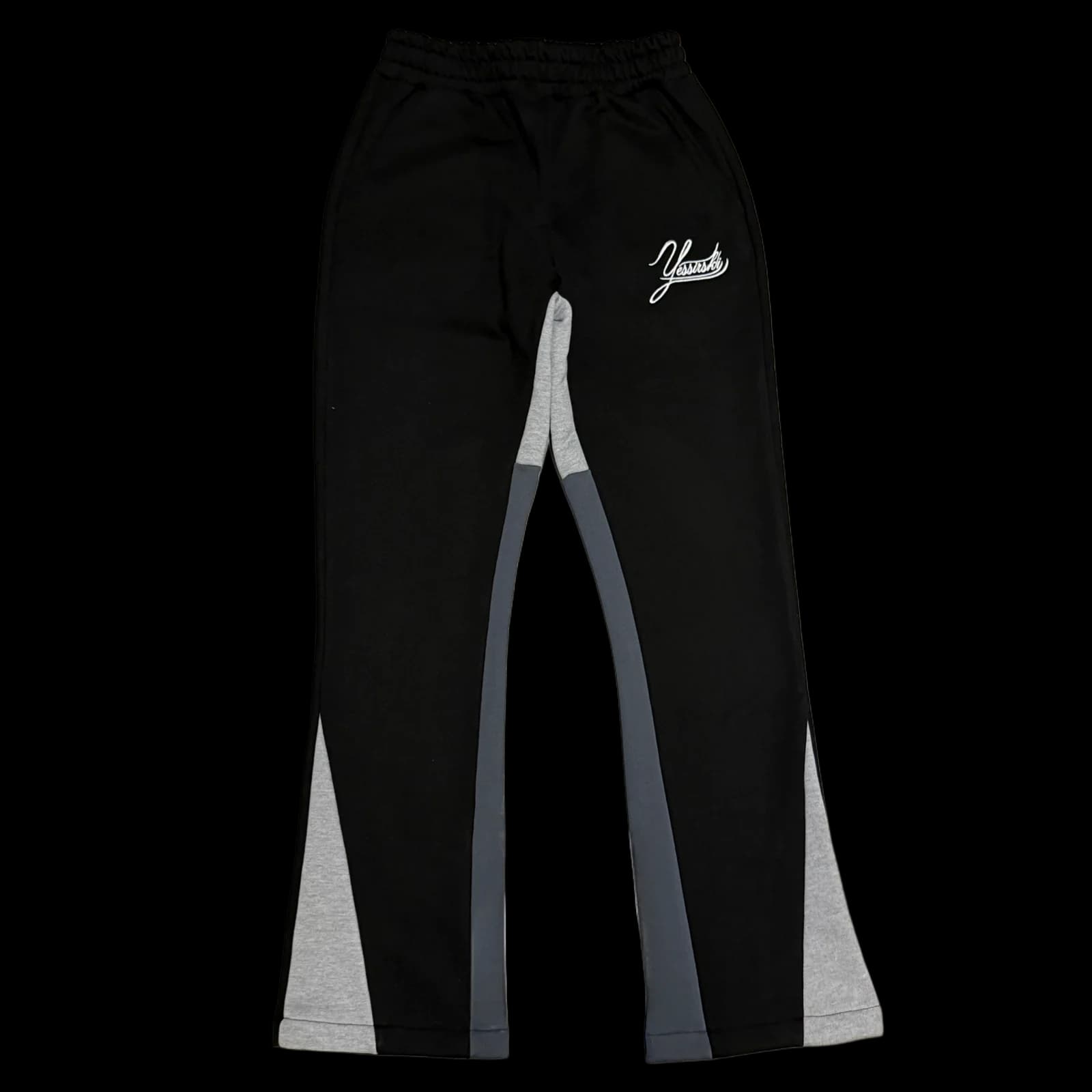 Yessirskiii999 ШТАНИ "Yessirskiii" BLACK FLARE PANTS (Штани чорні Флаер)