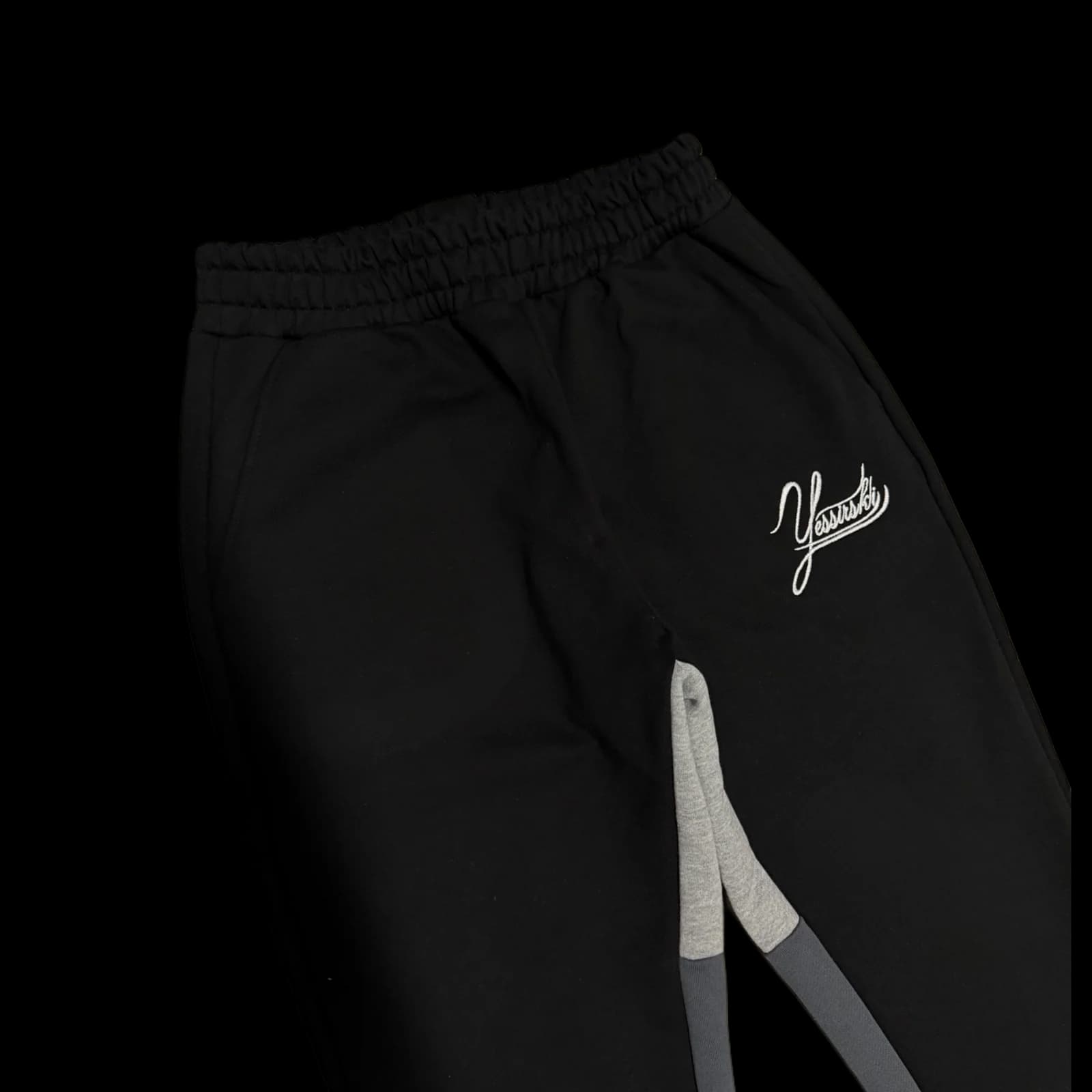 ШТАНИ "Yessirskiii"Black FLARE PANTS (Штани чорні Флаер)