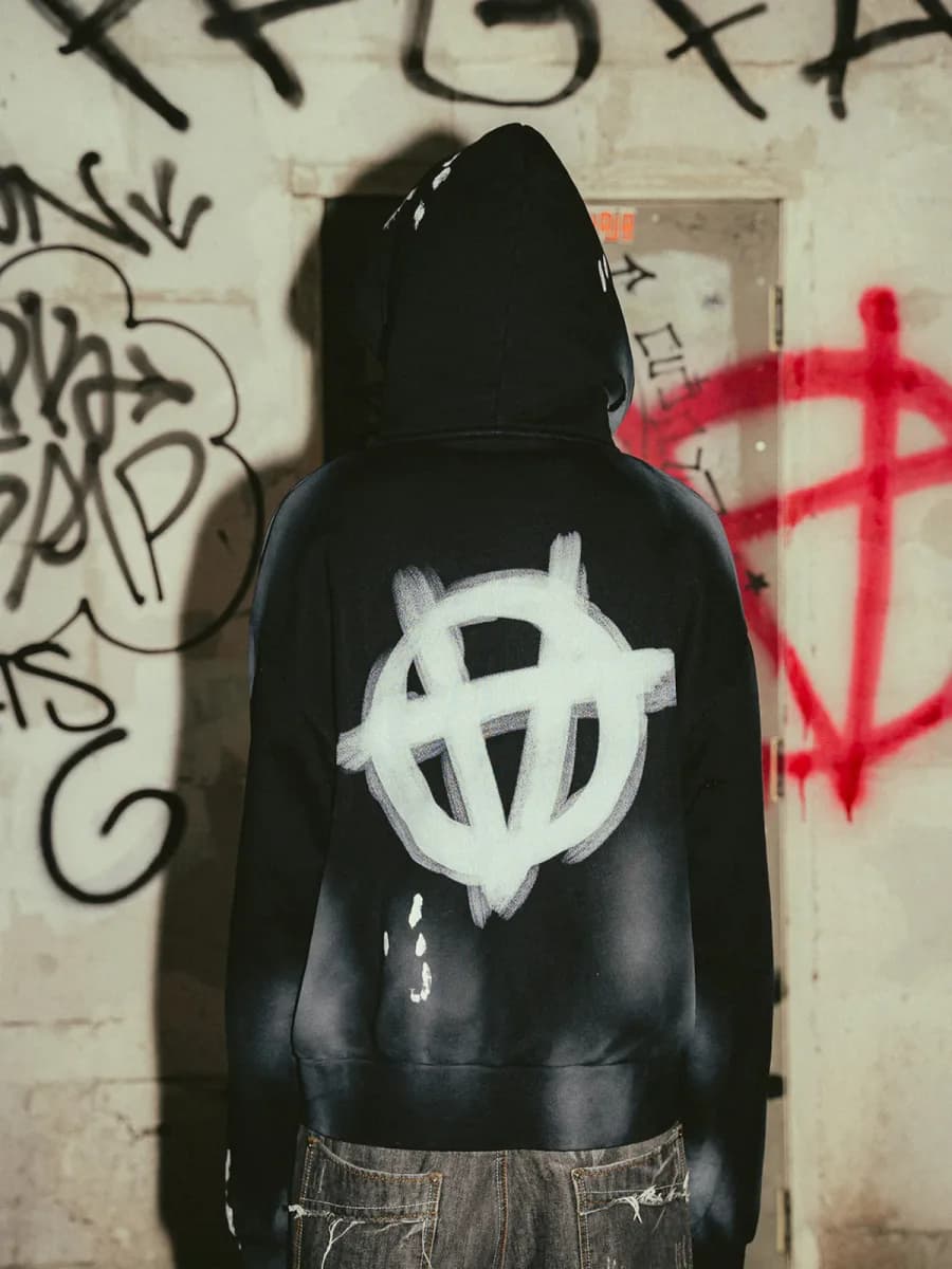 Худі ANARCHAOS BALACLAVA ZIP-UP HOODIE