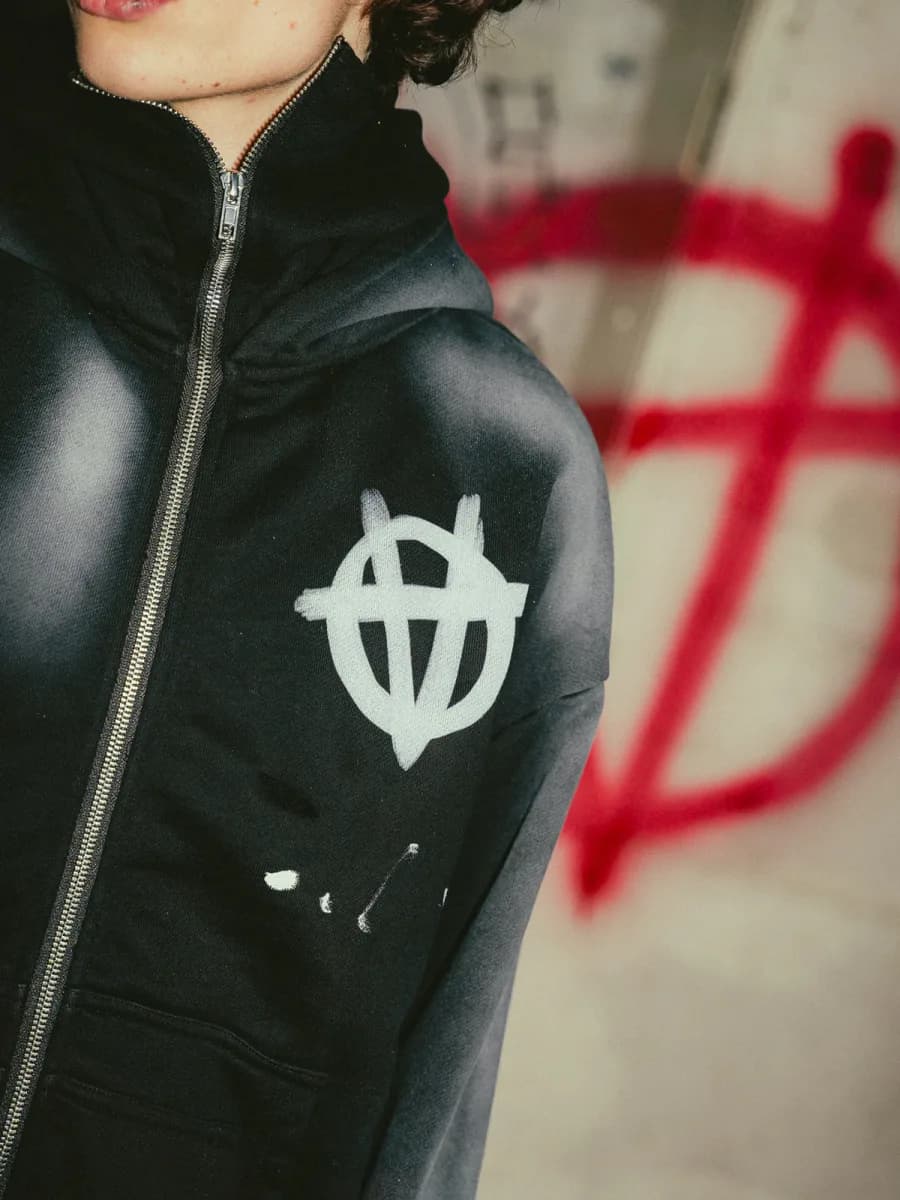 Худі ANARCHAOS BALACLAVA ZIP-UP HOODIE