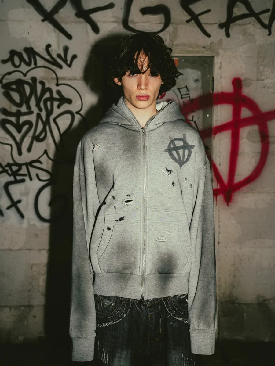 Худі ANARCHAOS BALACLAVA ZIP-UP HOODIE