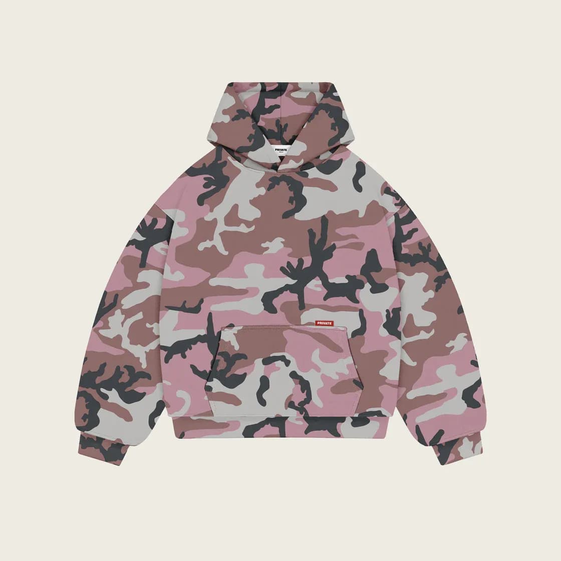 PRIVATE Худі CAMO HOODIE PINK CAMO