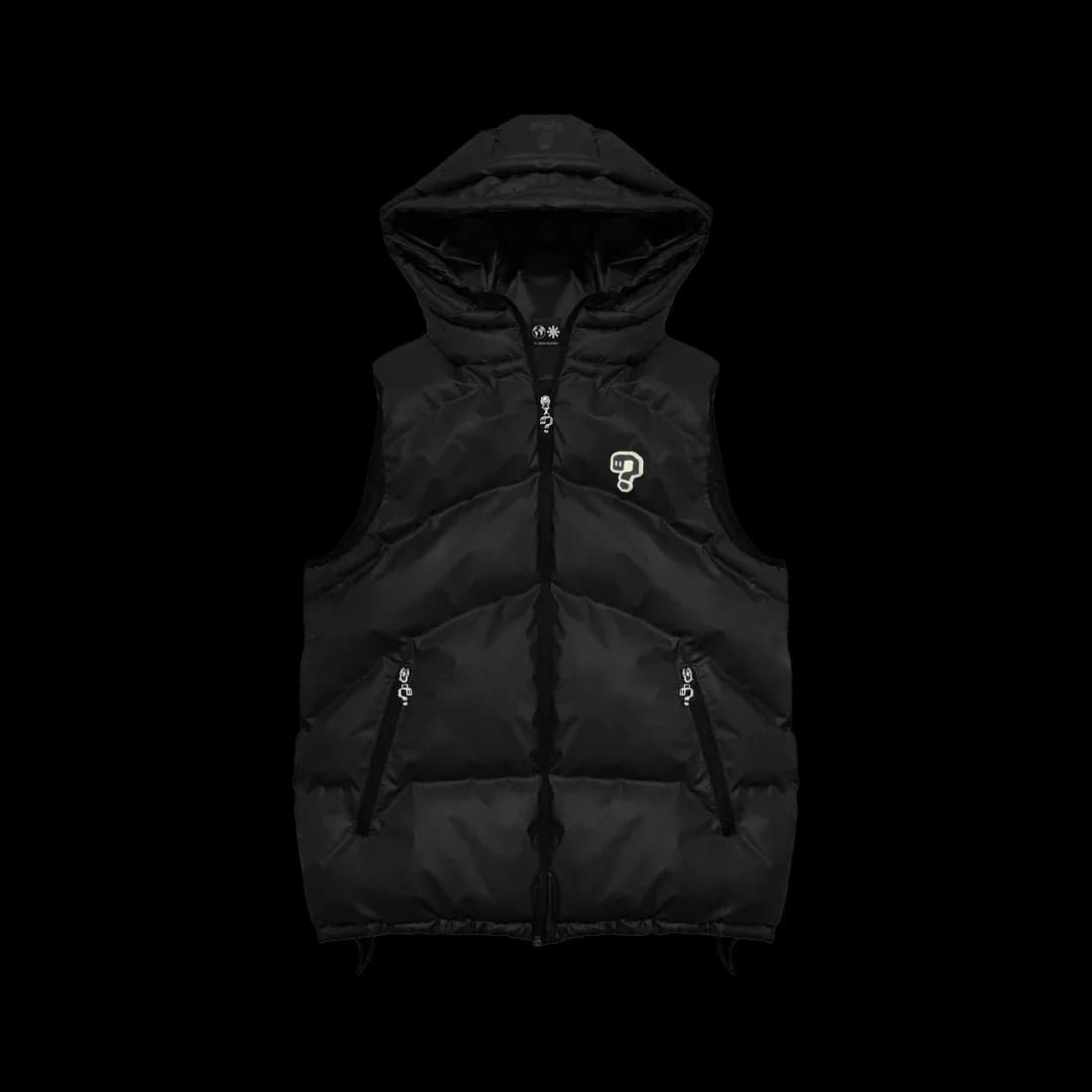 Rummy? Rummy? Puffer Vest - Black
