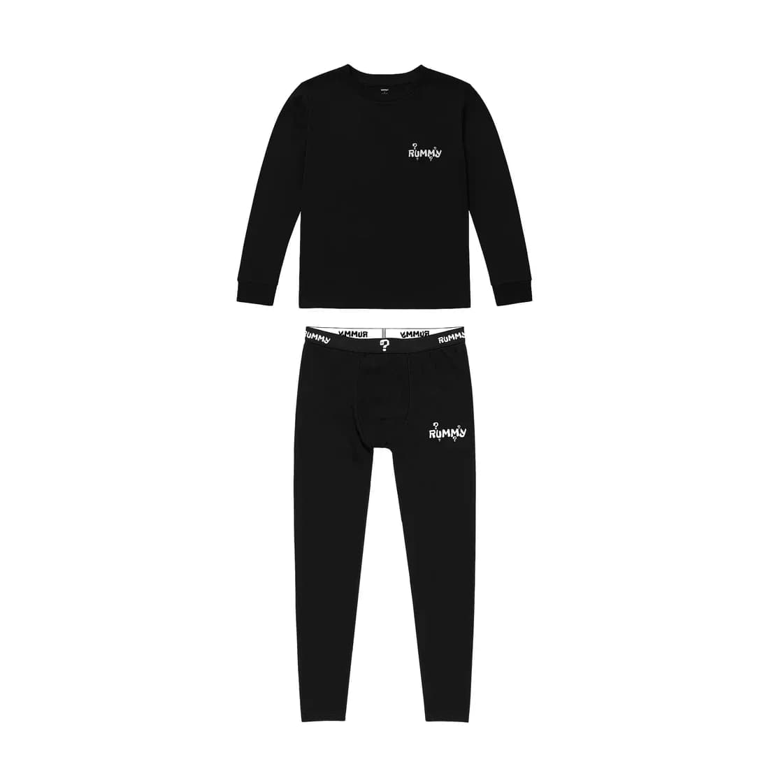 Rummy? Rummy? Thermal Underwear - Black