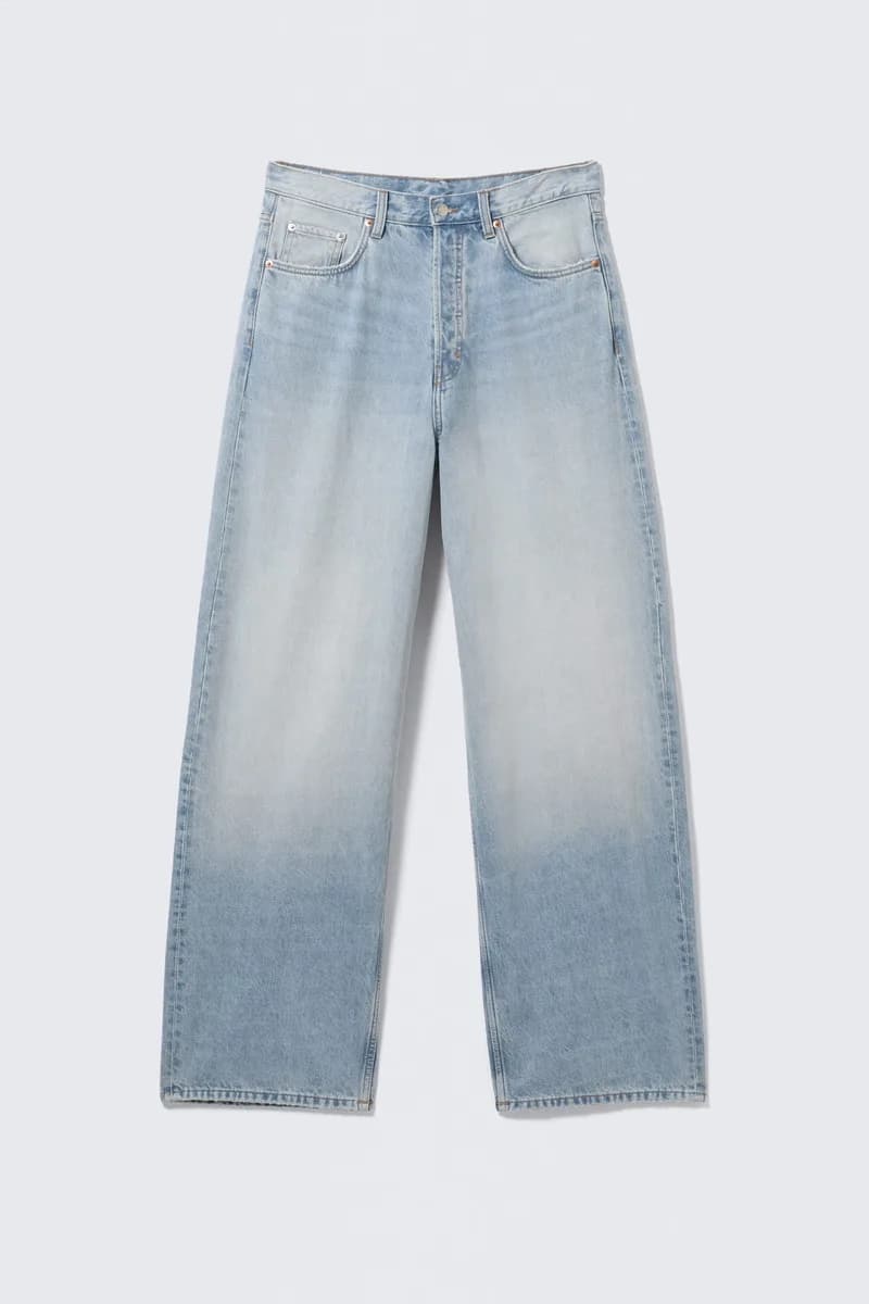 Weekday ASTRO MID RISE LOOSE BAGGY LEG UNISEX JEANS