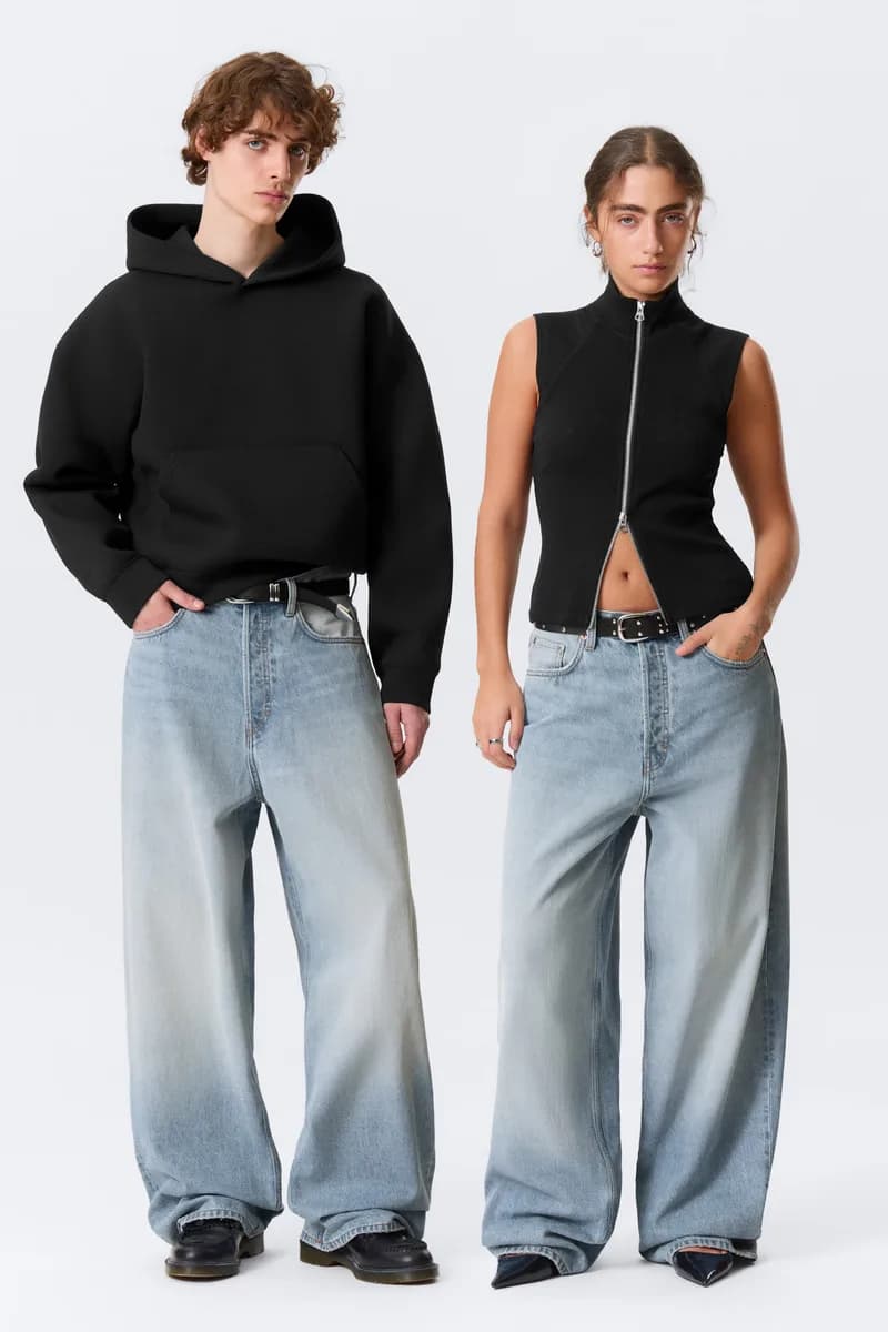 Astro Mid Rise Loose Baggy Leg Unisex Jeans