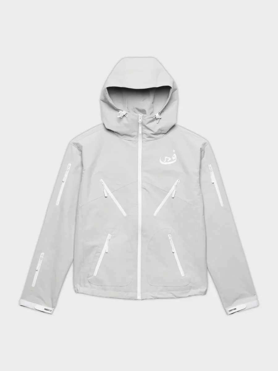 808.vision JACKET RAIN MONOGRAM - GRAY