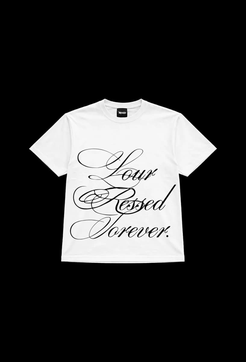Ressed RESSED T-SHIRT — white
