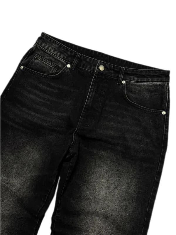 Aris2wrld Flared Rhinestone Jeans