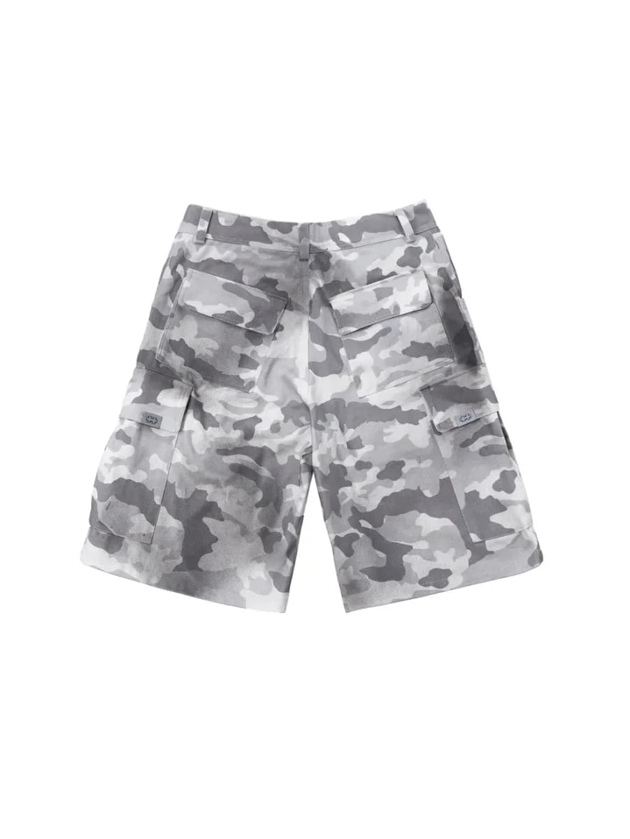 White Camo Shorts